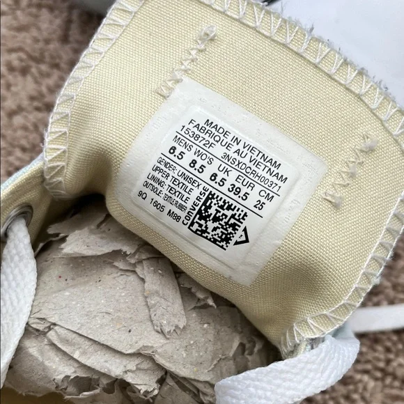 Converse All Star Light Mint Green Sneakers - Picture 6 of 7